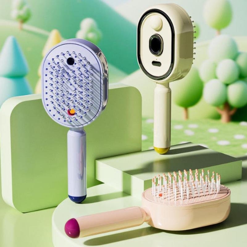 Hair Care Spray - Sisir Semprot Pijat Kulit Kepala Getar,