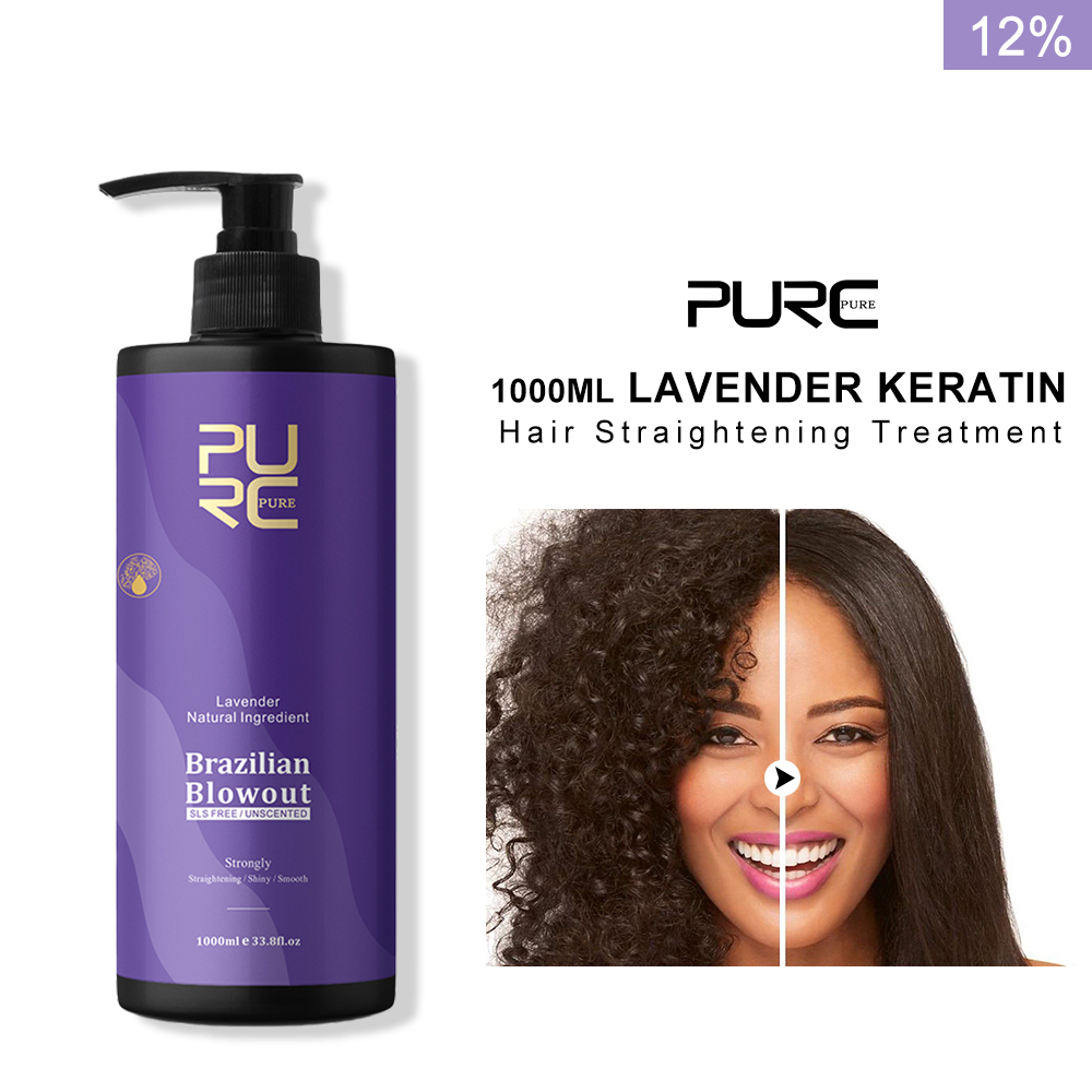 Hair Care Dupes - PURC Lavender perawatan Keratin rambut 12%