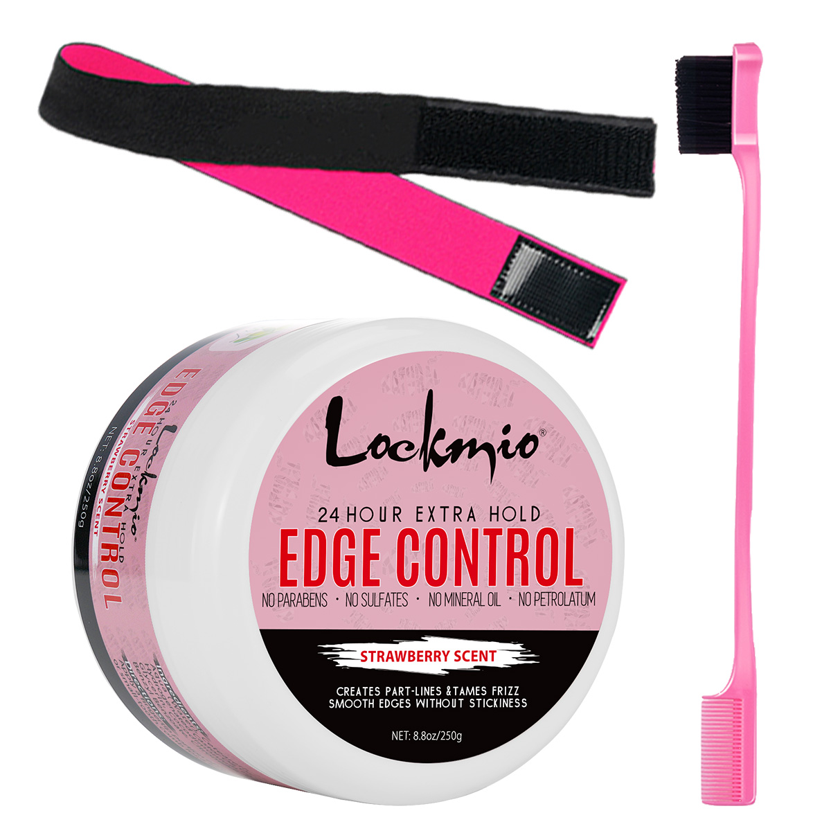 Edge Control Gel - LOCKMIO 250g Edge Control Wax, Krim