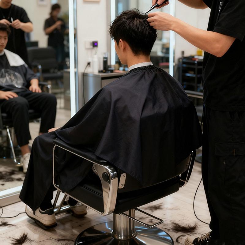 Jubah Potong Rambut Tahan Air  - Hair Care Barber ulasan dan harga