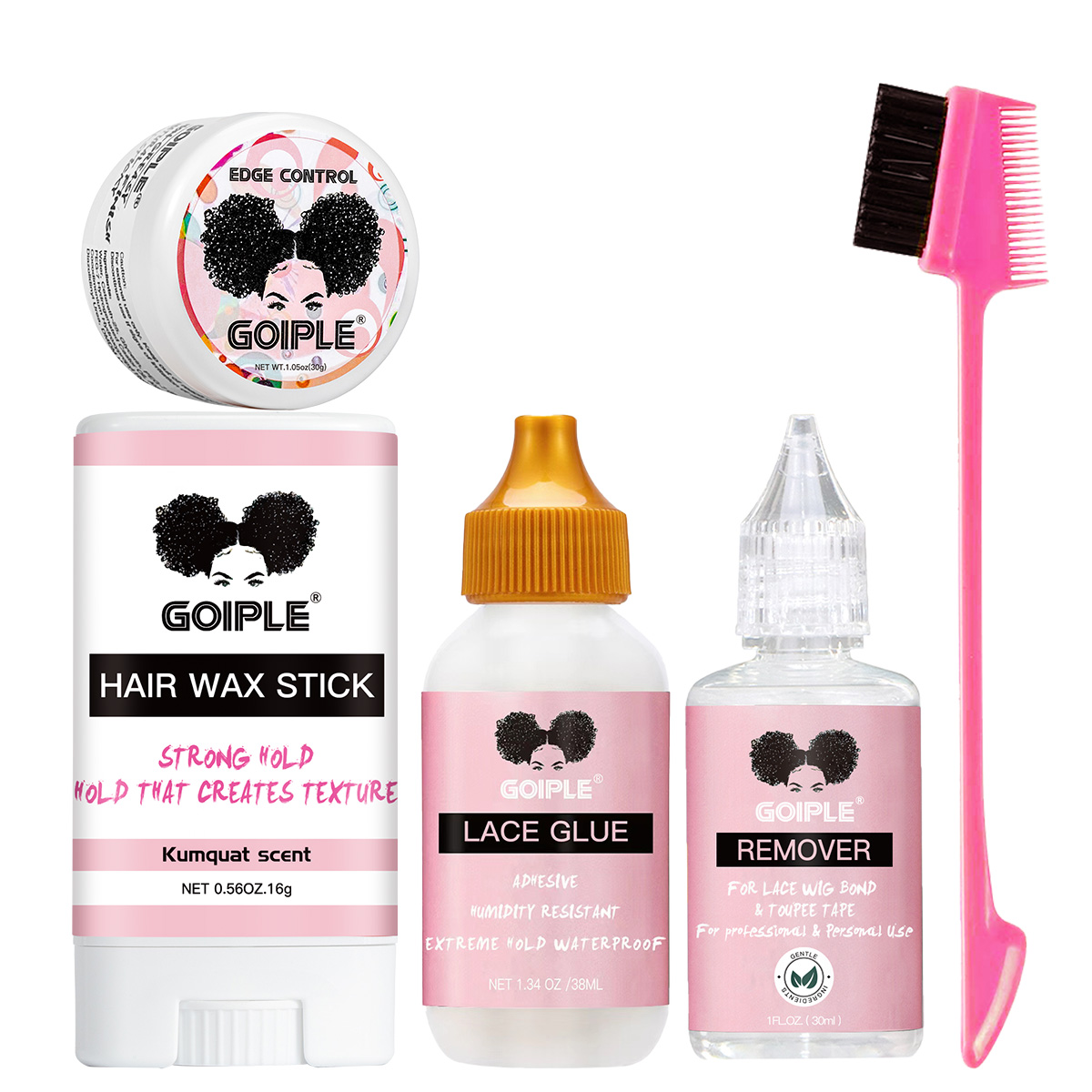 GOIPLE Slick Hair Wax Stick, G - Edge Control Gel ulasan dan harga