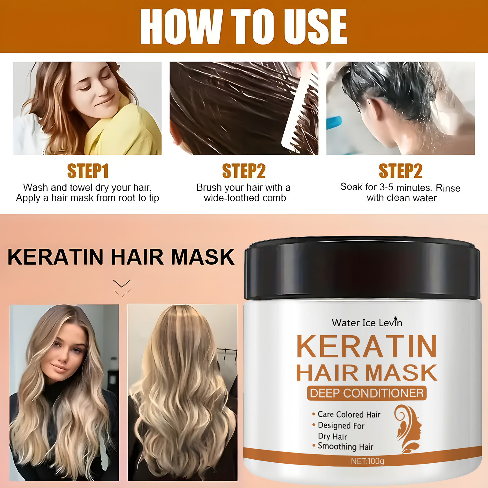 Masker rambut Keratin-perawata - Hair Care Dupes ulasan dan harga