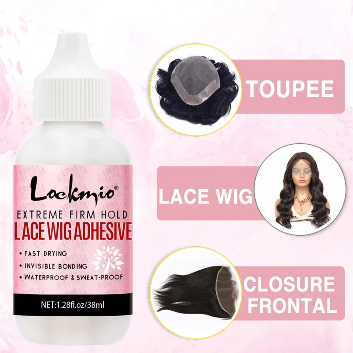 Perekat Wig Ekstra Kuat, Lem T - Edge Control Gel ulasan dan harga