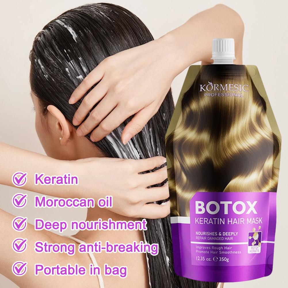 Masker Rambut Keratin Minyak A - Hair Care Dupes ulasan dan harga
